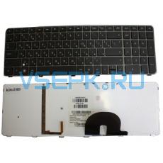 Клавиатура для ноутбука HP Envy 15. Не русифицированная. Цвет чёрный...