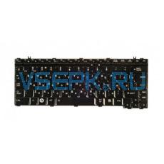 Клавиатура для ноутбука Toshiba U500, M900. Русифицированная. Цвет черный...